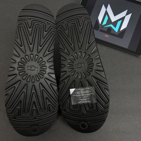 UGG Tasman Slippers Black Suede Men’s Sizes - Picture 12 of 12